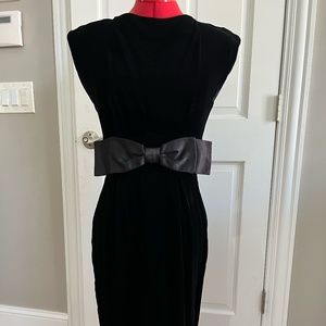 Vintage 60’s style Black Velvet Dress